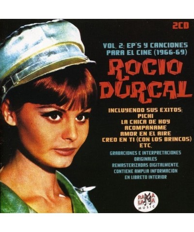 Rocío Dúrcal VOL 2 SUS EP'S Y CANCIONES PARA EL CINE CD $7.91 Vinyl