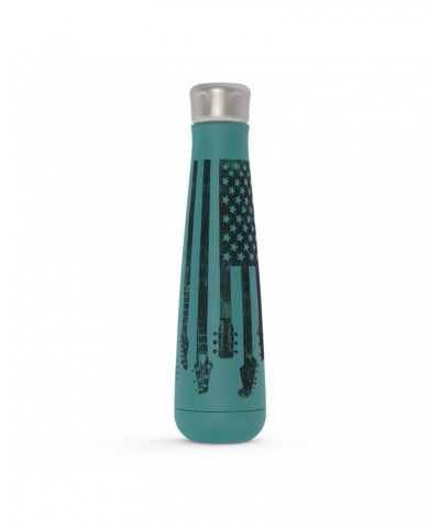 Music Life Water Bottle | Flag Guitar Water Bottle $10.70 Drinkware