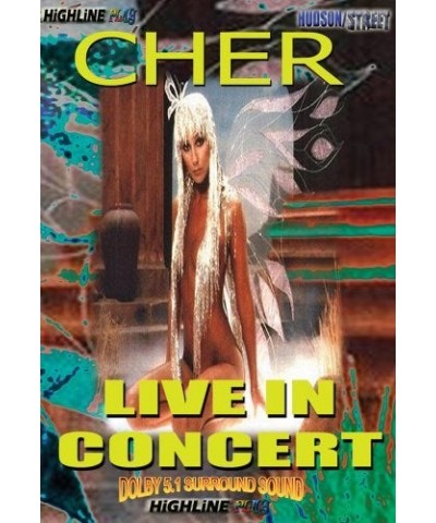 Cher LIVE IN CONCERT DVD $8.09 Videos