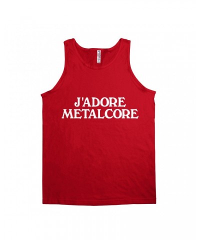 Music Life Unisex Tank Top | J'Adore Metalcore Shirt $8.38 Shirts