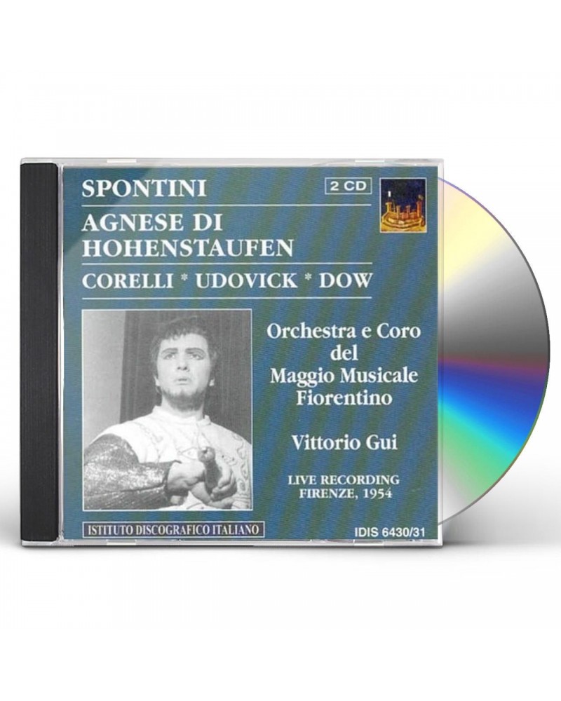 Spontini AGNES VON HOHENS CD $10.50 CD