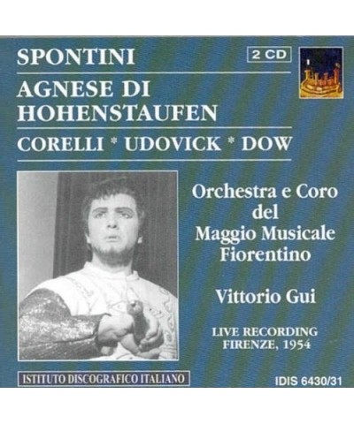 Spontini AGNES VON HOHENS CD $10.50 CD