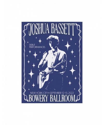 Joshua Bassett NYC Tour Poster - Blue $8.99 Decor