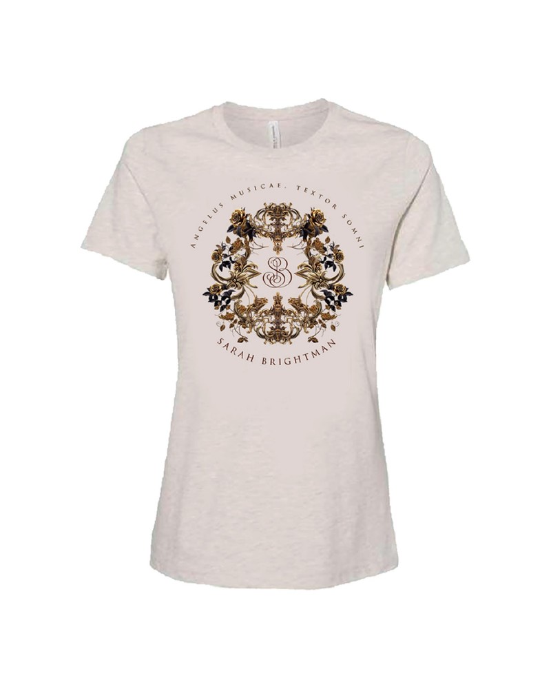 Sarah Brightman SB Circle Monogram Natural Ladies Tee $7.03 Shirts