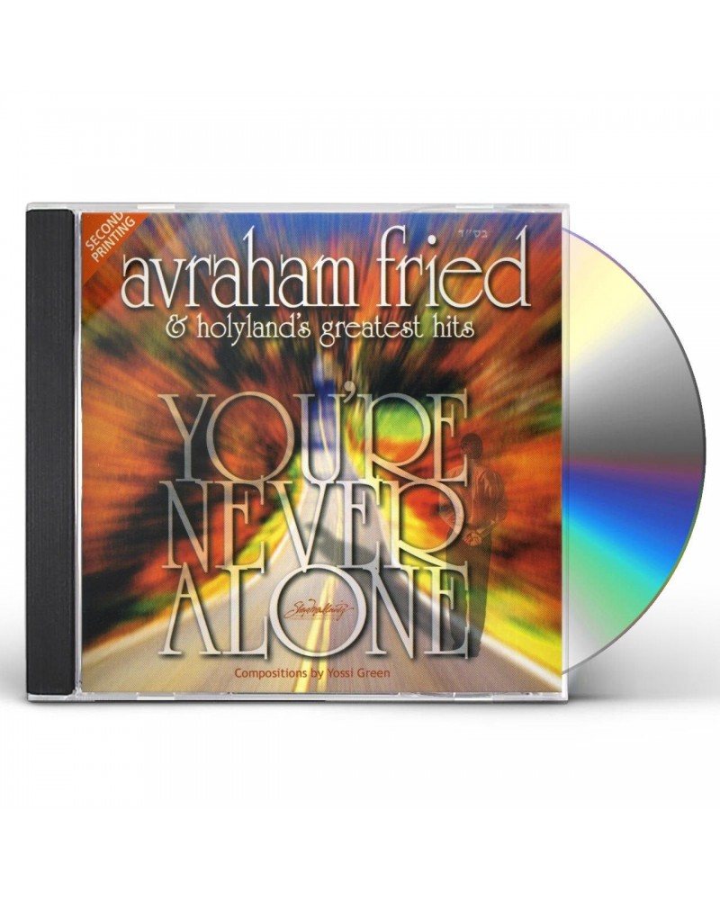 Avraham Fried YOU'RE NEVER ALONE CD $7.94 CD