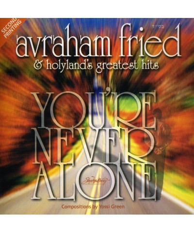 Avraham Fried YOU'RE NEVER ALONE CD $7.94 CD