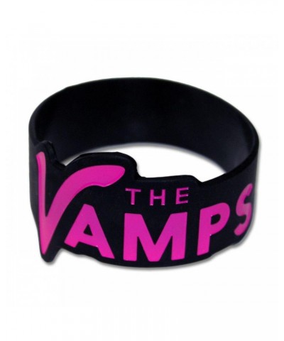 The Vamps Pink & Black Silicone Wristband $15.01 Accessories