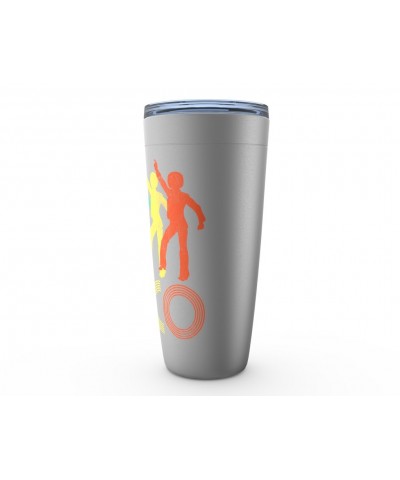 Music Life Viking Tumbler | Colorful Disco Design Distressed Tumbler $7.64 Drinkware