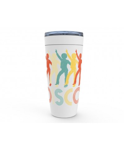 Music Life Viking Tumbler | Colorful Disco Design Distressed Tumbler $7.64 Drinkware