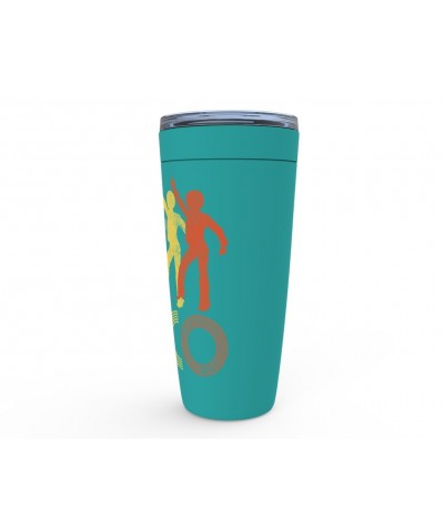 Music Life Viking Tumbler | Colorful Disco Design Distressed Tumbler $7.64 Drinkware