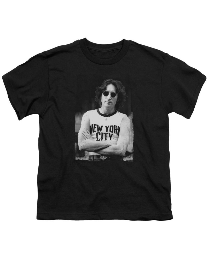 John Lennon Youth Tee | NEW YORK Youth T Shirt $8.63 Kids