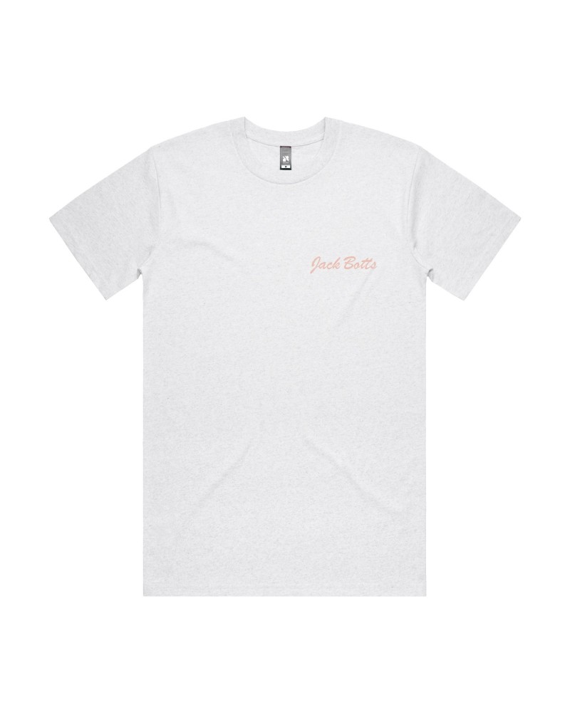 Jack Botts Sucker For Sunsets Pink Logo Tee (White Marle) $10.00 Shirts