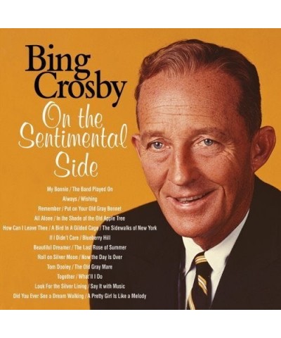 Bing Crosby ON THE SENTIMENTAL SIDE CD $10.55 CD