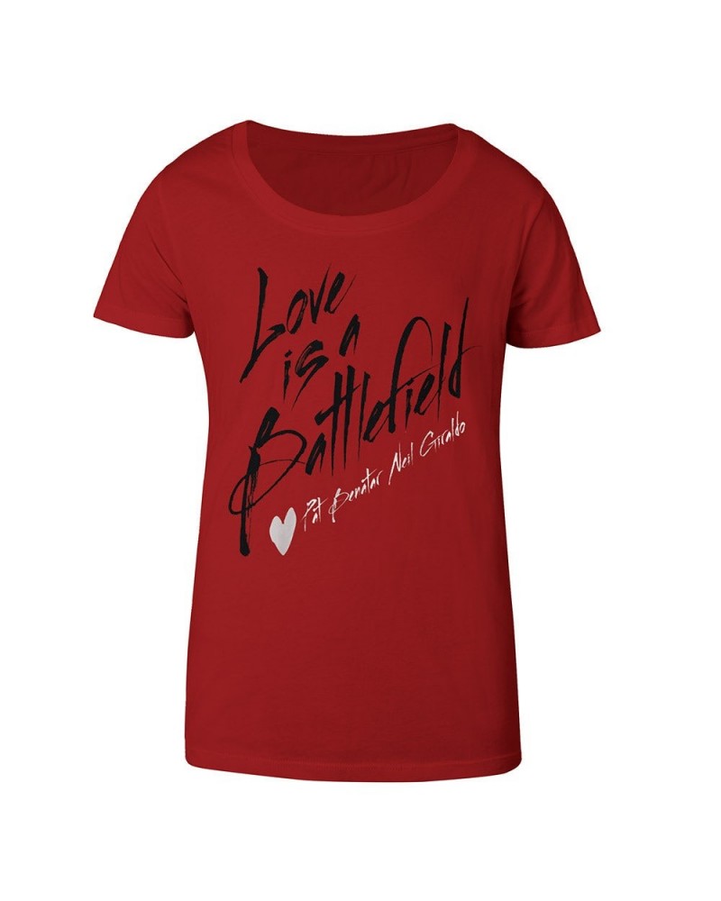 Pat Benatar & Neil Giraldo Battlefield Ladies Scoopneck tee $9.99 Shirts