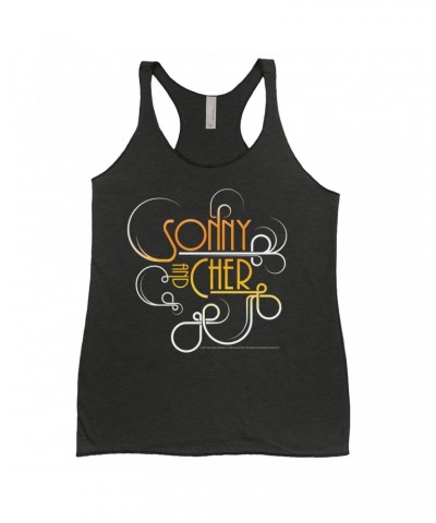 Sonny & Cher Ladies' Tank Top | Mod TV Retro Logo Shirt $3.80 Shirts