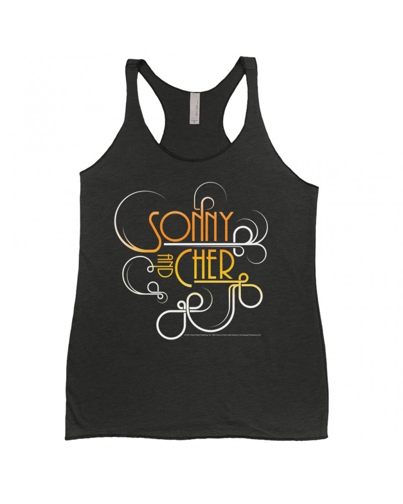 Sonny & Cher Ladies' Tank Top | Mod TV Retro Logo Shirt $3.80 Shirts