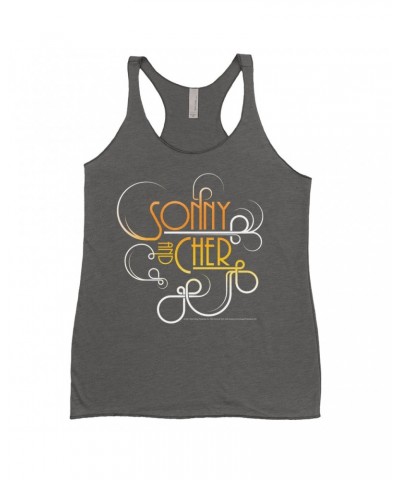 Sonny & Cher Ladies' Tank Top | Mod TV Retro Logo Shirt $3.80 Shirts