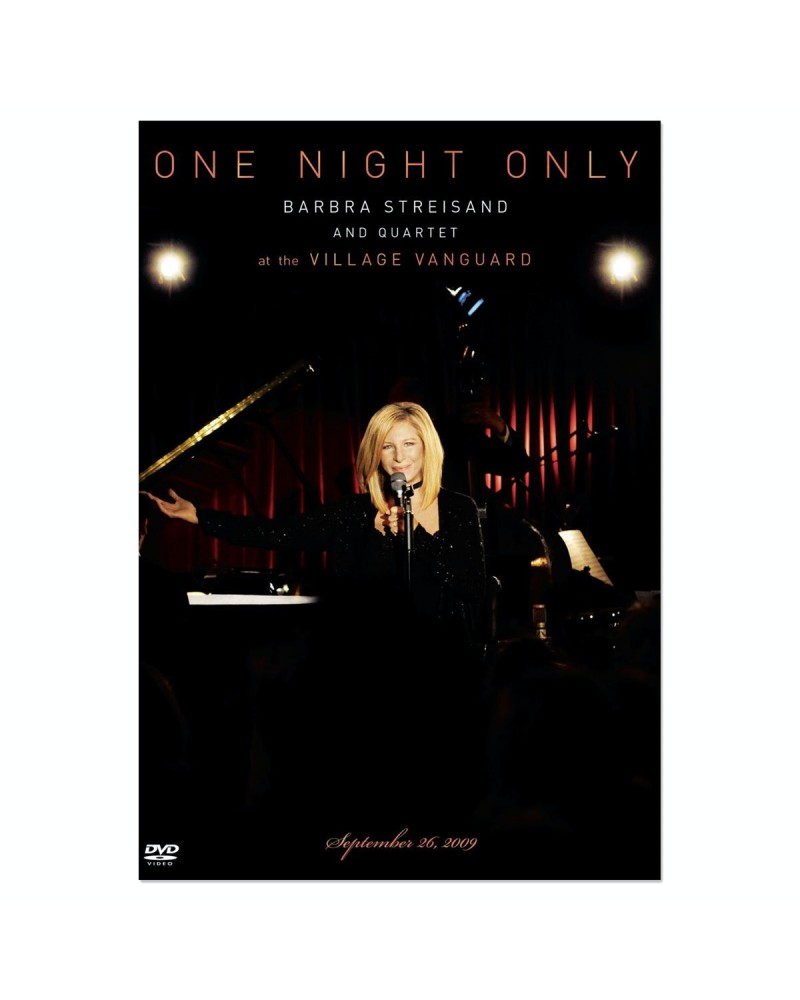 Barbra Streisand One Night Only Barbra Streisand And Quartet At The Village Vanguard September 26 2009 Deluxe Edition DVD $7....