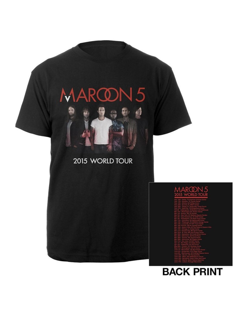 Maroon 5 Official Maroon V World Tour Tee $6.45 Shirts