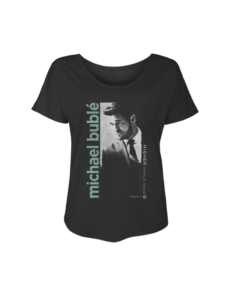 Michael Bublé Higher World Tour Ladies T-Shirt $9.49 Shirts