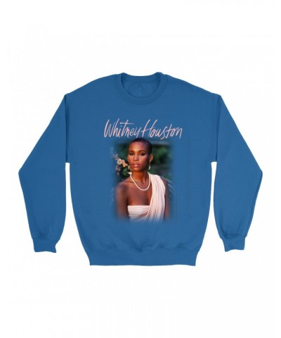 Whitney Houston Sweatshirt | 1985 Album Cover Design Sweatshirt $13.96 Sweatshirts