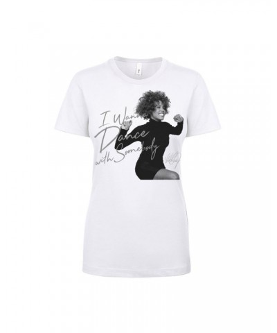 Whitney Houston Women's I Wanna Dance With Somebody Photo T-Shirt $24.98 Shirts