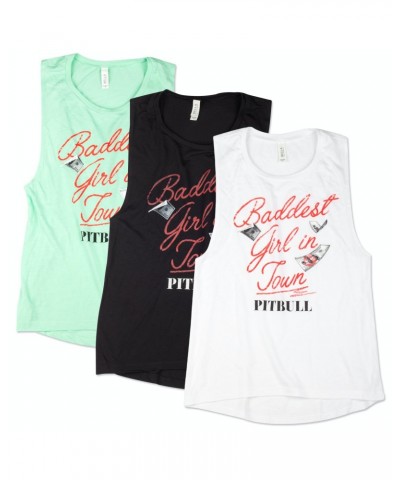 Pitbull Baddest Girl In Town Flowy Tank $9.11 Shirts