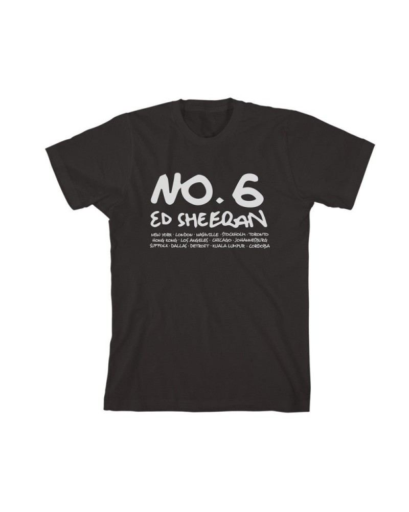 Ed Sheeran No.6 Collaborations Project Digital Album + Black T-Shirt $8.31 Shirts