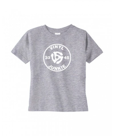 Music Life Toddler T-shirt | Vinyl Junkie Toddler Tee $18.24 Shirts