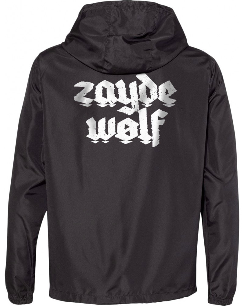 Zayde Wølf New Logo Black Windbreaker (Pre-Order) $7.49 Outerwear