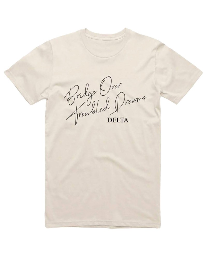 Delta Goodrem Bridge Over Troubled Dreams Script Tee $4.65 Shirts