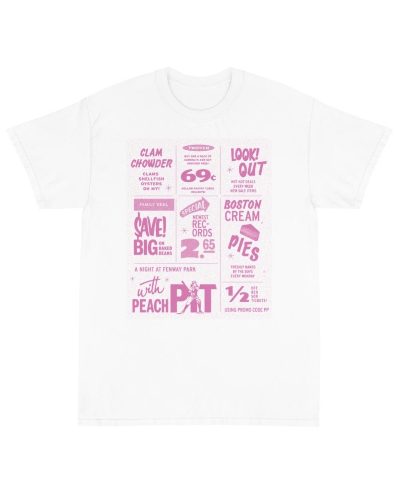 Peach Pit Coupon - Boston Exclusive Tee $6.96 Shirts