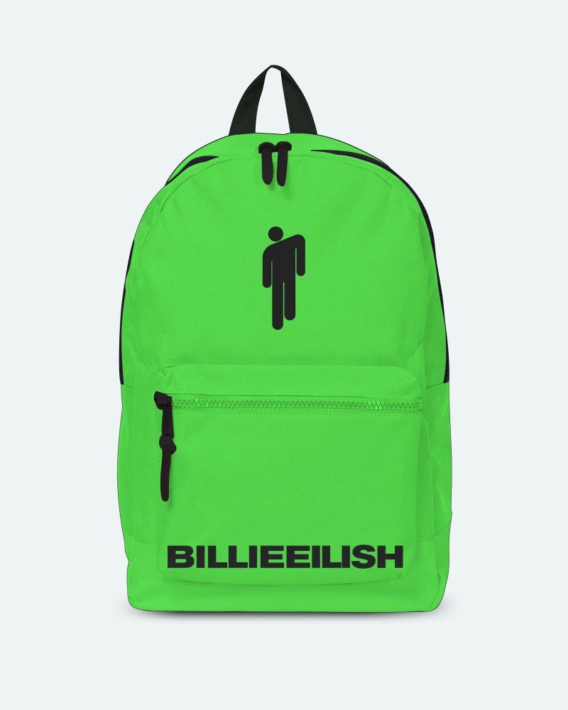 Billie Eilish Backpack - Bad Guy Green $17.70 Bags