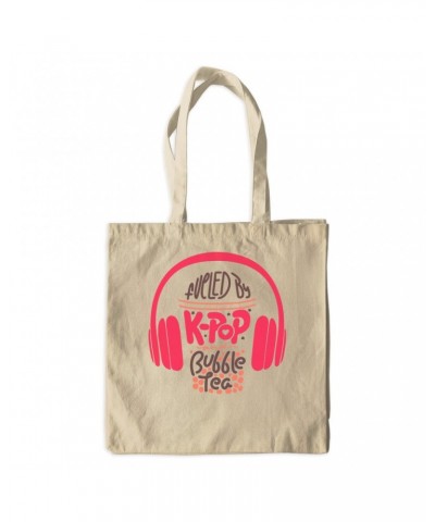 Music Life Canvas Tote Bag | Kpop Fueled Canvas Tote $11.95 Bags