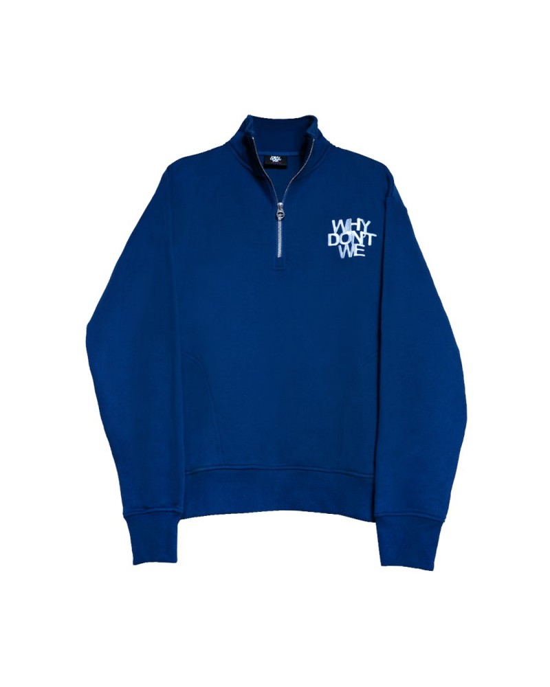 Why Don't We Quarter Zip Fleece (Navy) $10.91 Outerwear