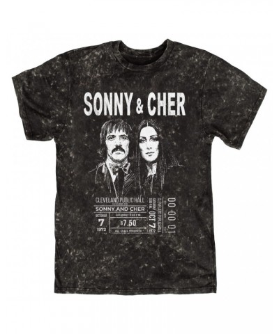 Sonny & Cher T-shirt | Cleveland Hall Concert Ticket Stub Mineral Wash Shirt $4.95 Shirts