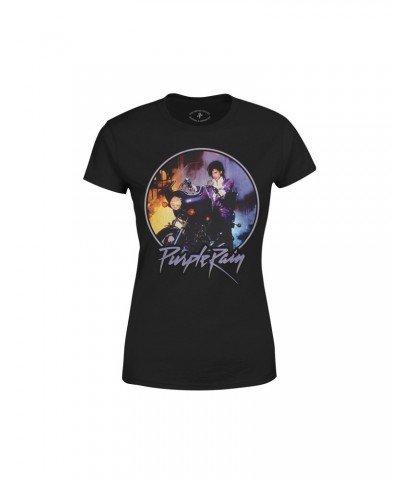 Prince Purple Rain Album Cover Women's Crew Neck T-shirt $8.81 Shirts