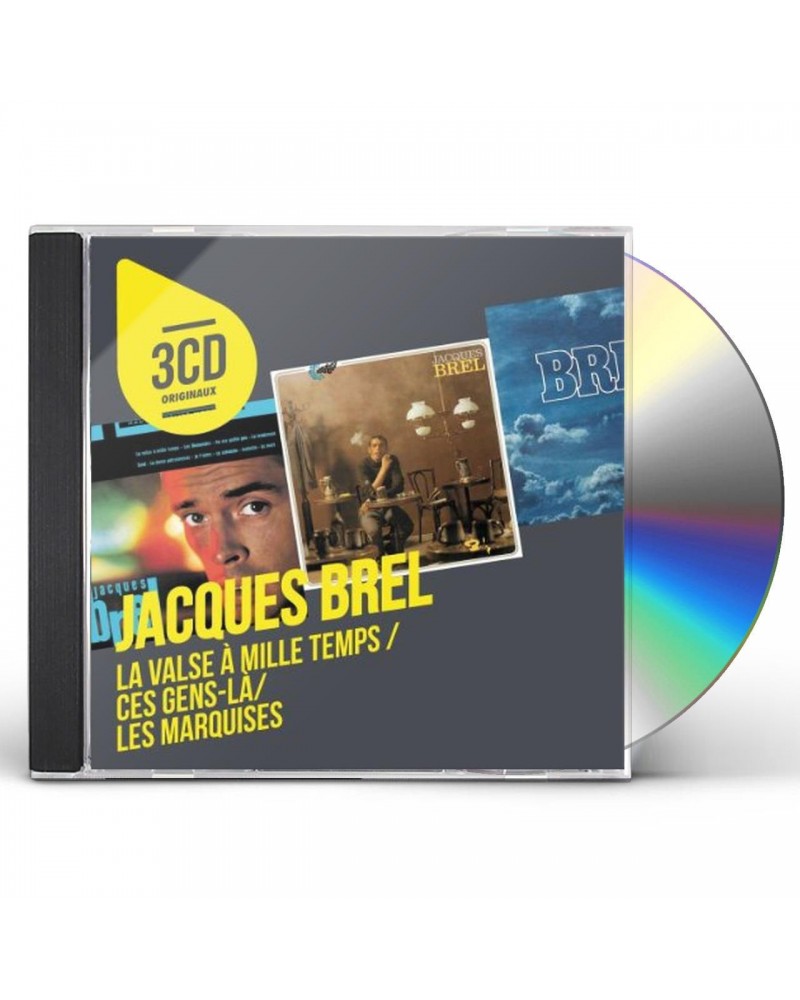 Jacques Brel 3CD ORIGINAUX CD $7.19 CD