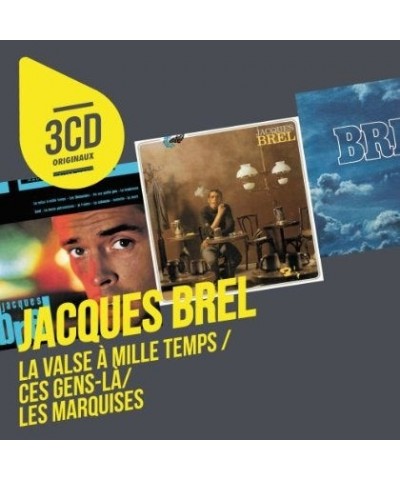 Jacques Brel 3CD ORIGINAUX CD $7.19 CD