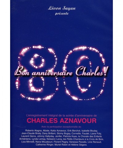 Charles Aznavour BON ANNIVERSAIRE CHARLES DVD $7.67 Videos