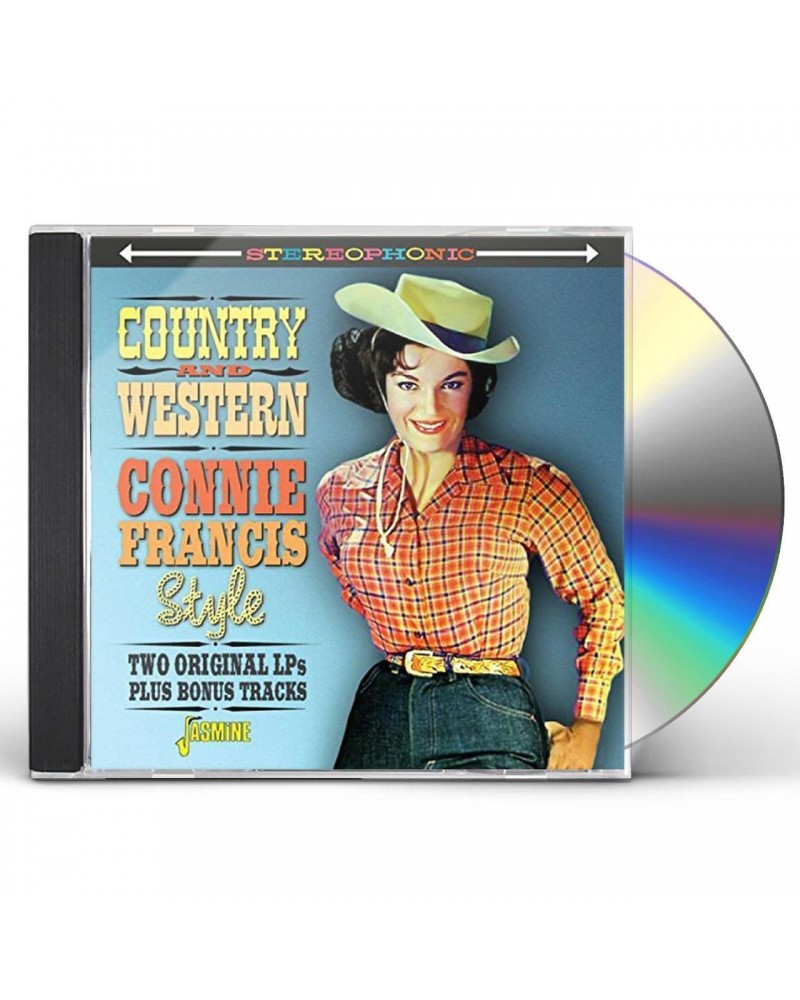 Connie Francis COUNTRY & WESTERN CONNIE FRANCIS STYLE CD $18.00 CD