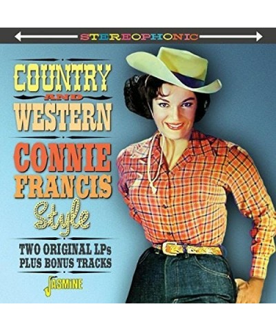 Connie Francis COUNTRY & WESTERN CONNIE FRANCIS STYLE CD $18.00 CD