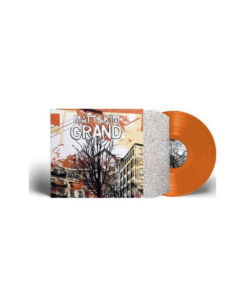 Matt and Kim GRAND (LIMITED EDITION ORANGE VINYL REISSUE) (AMS EXCLUSIVE) Vinyl Record $15.74 Vinyl