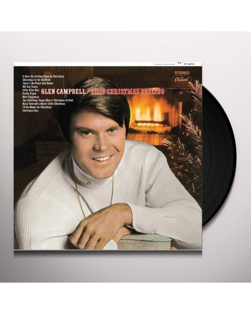 Glen Campbell That Christmas Feeling Vinyl Record $8.87 Vinyl