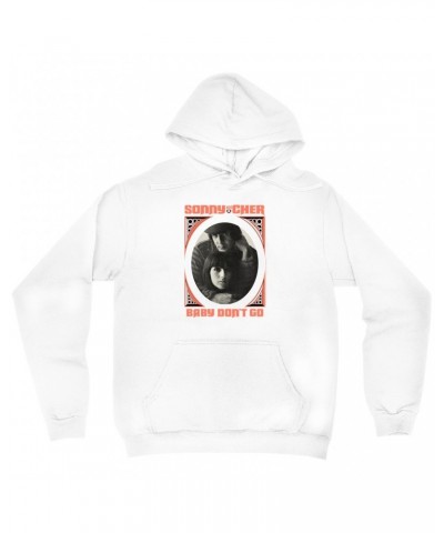 Sonny & Cher Hoodie | Baby Don't Go Retro Frame Image Hoodie $7.00 Sweatshirts