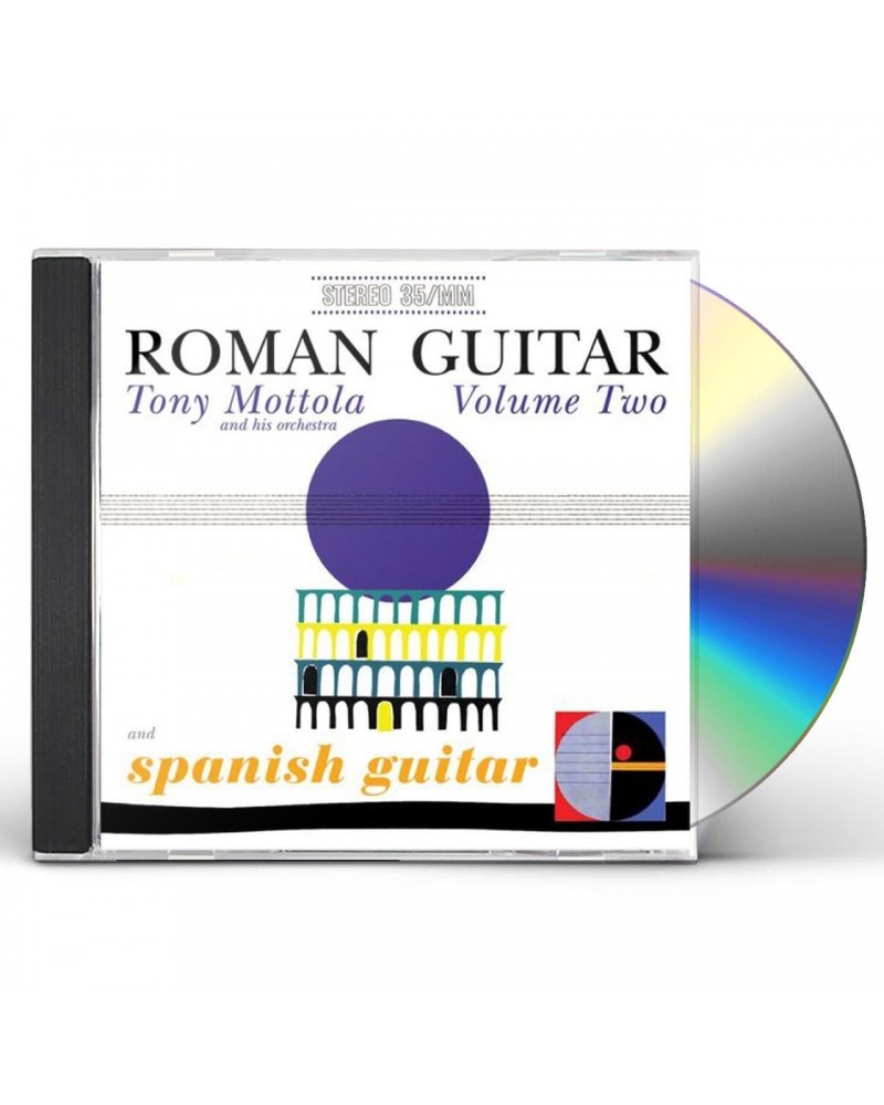 Tony Mottola ROMAN GUITAR 2 & SPANISH GUITAR CD $13.32 CD