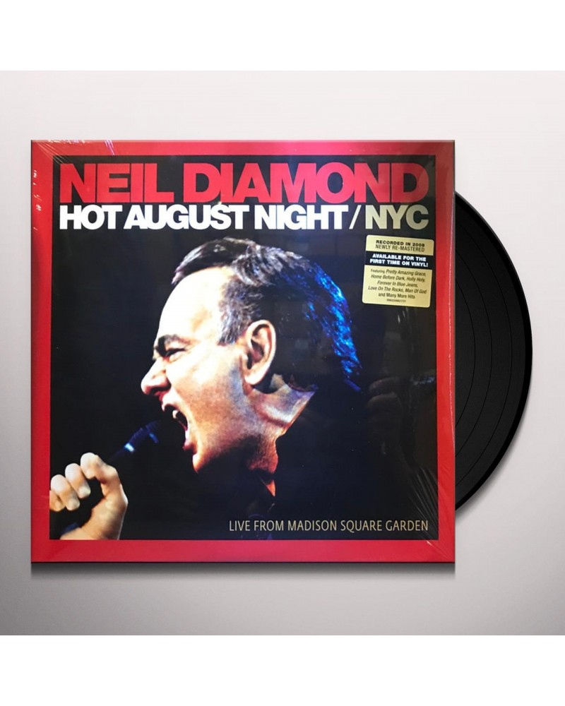 Neil Diamond HOT AUGUST NIGHT/NYC LIVE FROM MADISON SQUARE GARDEN (2LP) Vinyl Record $17.52 Vinyl