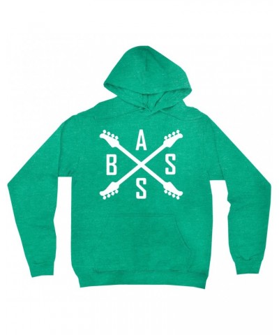 Music Life Hoodie | Bass Player Emblem Hoodie $7.55 Sweatshirts