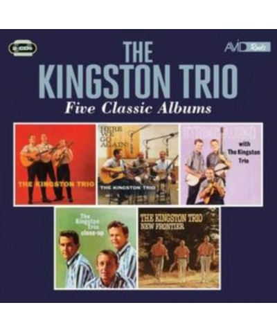 The Kingston Trio CD - Five Classic Albums (The Kingston Trio / Here We Go Again / String Along / Close Up / New Frontier) $2...