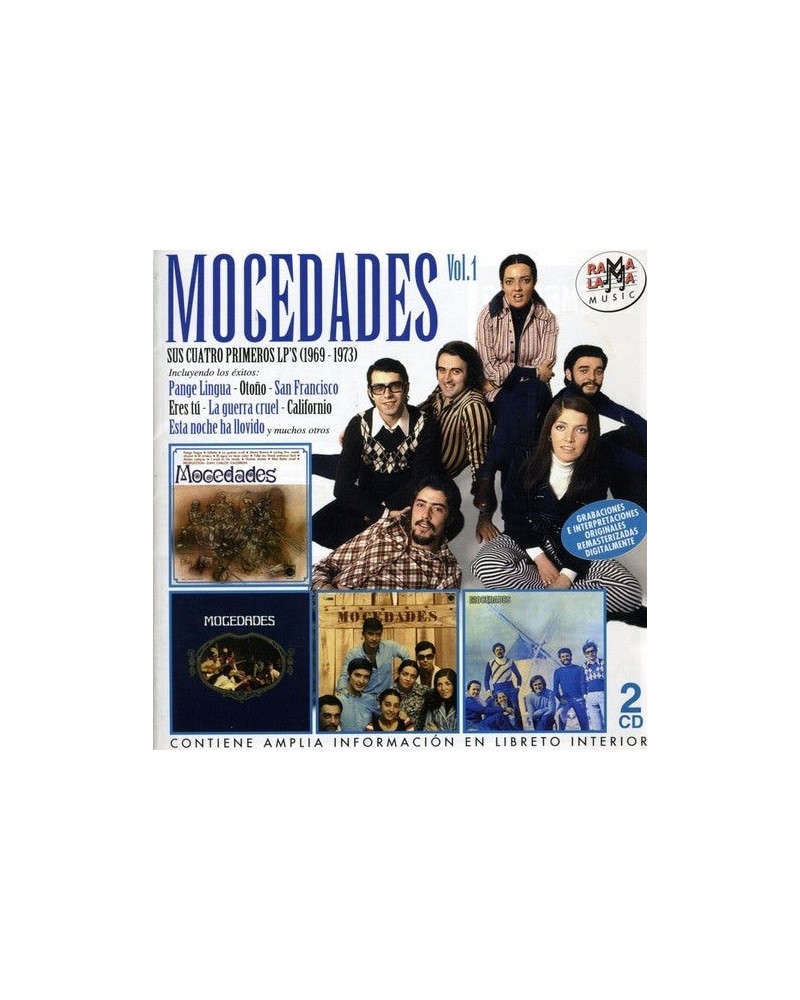 Mocedades SUIS CUATRO PRIMEROS LP'S 1969-1973 CD $7.37 Vinyl